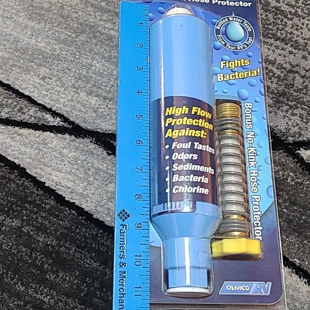 Camco TastePure RV Water Filter With No-Kink Hose Protection #40043 - Picture 7 of 7